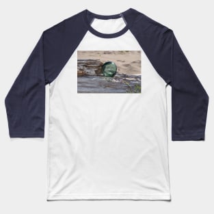 Japanese Glass Fishing Float Beach Photography Baseball T-Shirt